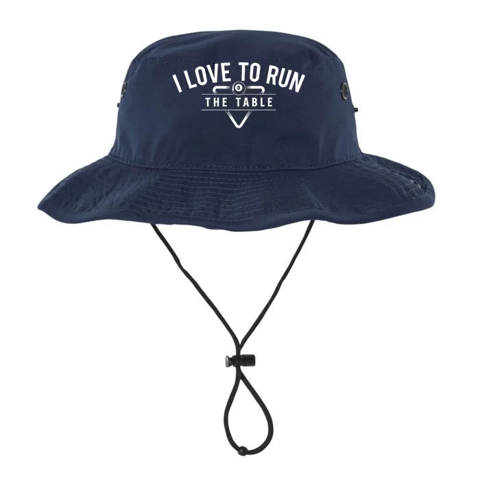 Billiard Player I Love To Run The Table 8 Ball Pool Lover Gift Legacy Cool Fit Booney Bucket Hat