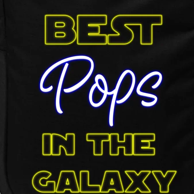 Best Pops In The Galaxy Grandfather American Grandpa Gift Impact Tech Backpack