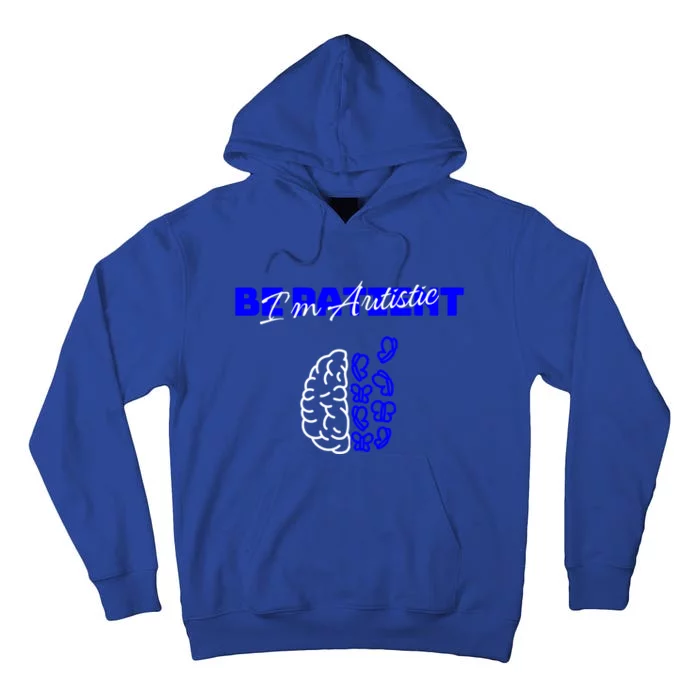 Be Patient IM Autistic Pride Support Autism Love Day Brain Gift Tall Hoodie