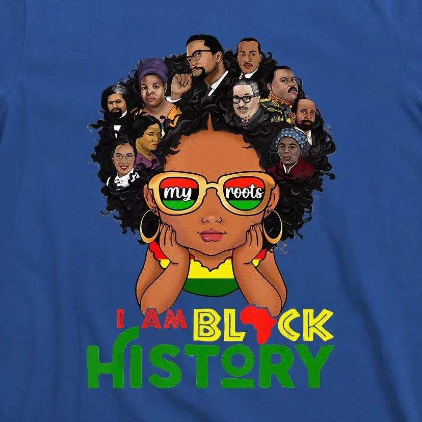 Black Pride I Am Black History My Roots African American T-Shirt