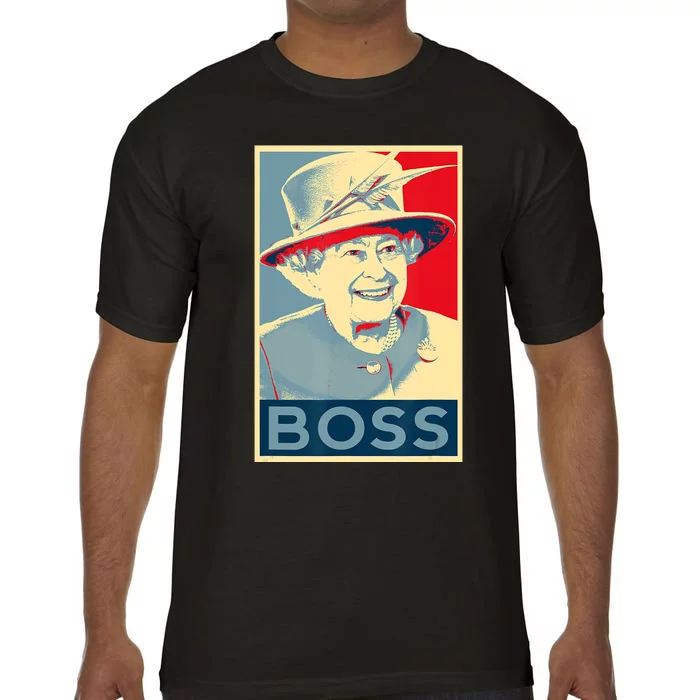 Boss Platinum Jubilee Queen Elizabeth Retro Comfort Colors T-Shirt