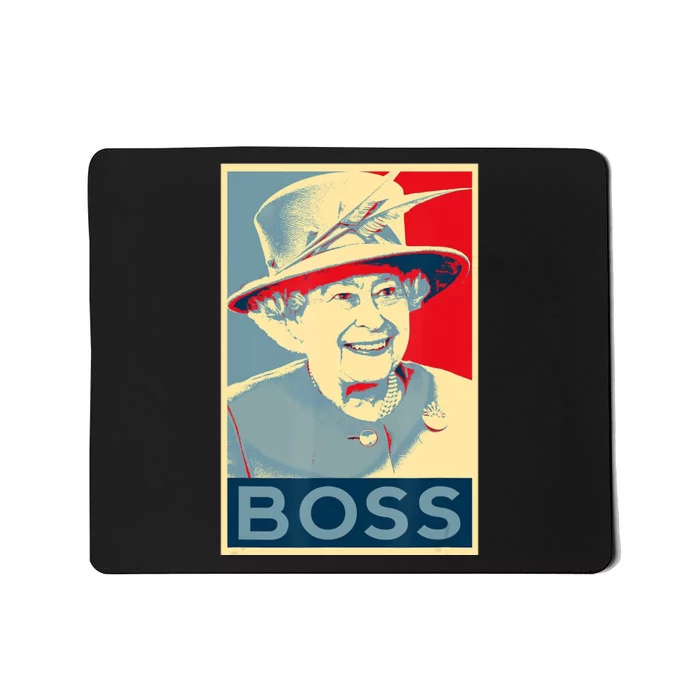 Boss Platinum Jubilee Queen Elizabeth Retro Mousepad