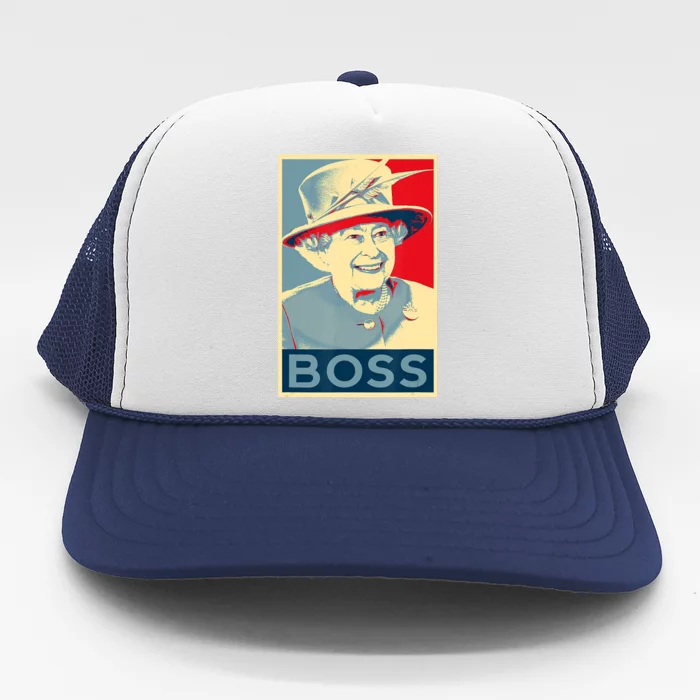 Boss Platinum Jubilee Queen Elizabeth Retro Trucker Hat