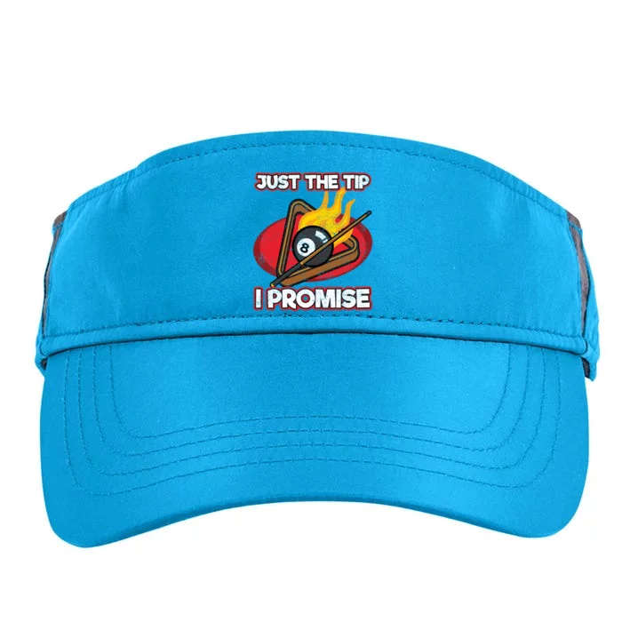 Billiards Player Just The Tip Promise Magic Shot Pool Funny Gift Adult Drive Performance Visor