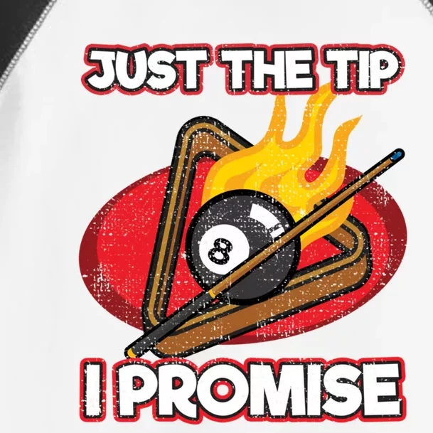 Billiards Player Just The Tip Promise Magic Shot Pool Funny Gift Toddler Fine Jersey T-Shirt