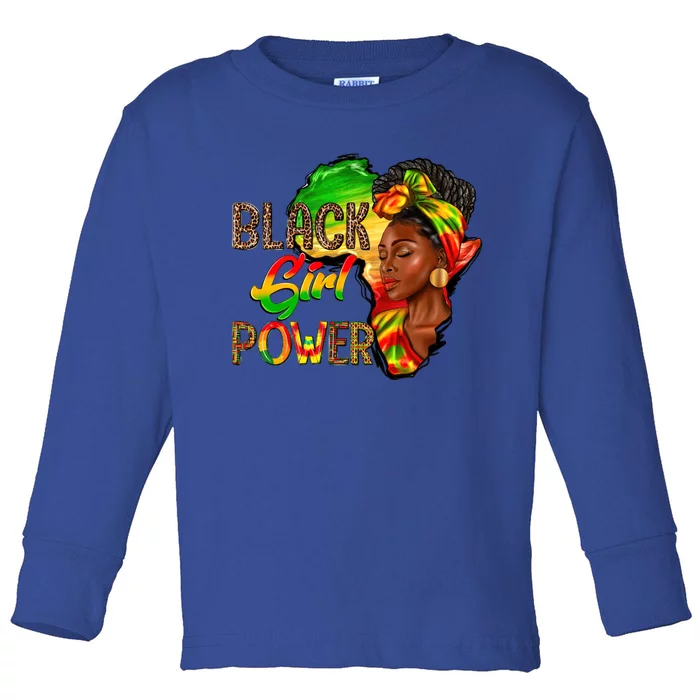 Black Power Juneteenth Celebrating Black Freedom 1865 Gift Toddler Long Sleeve Shirt