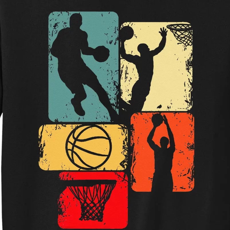 Basketball Player Kids Men Tall Sweatshirt