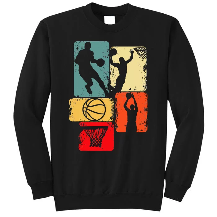 Basketball Player Kids Men Tall Sweatshirt