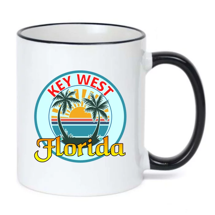 Beach Please Key West Florida Beach Spring Break Cute Gift Black Color Changing Mug