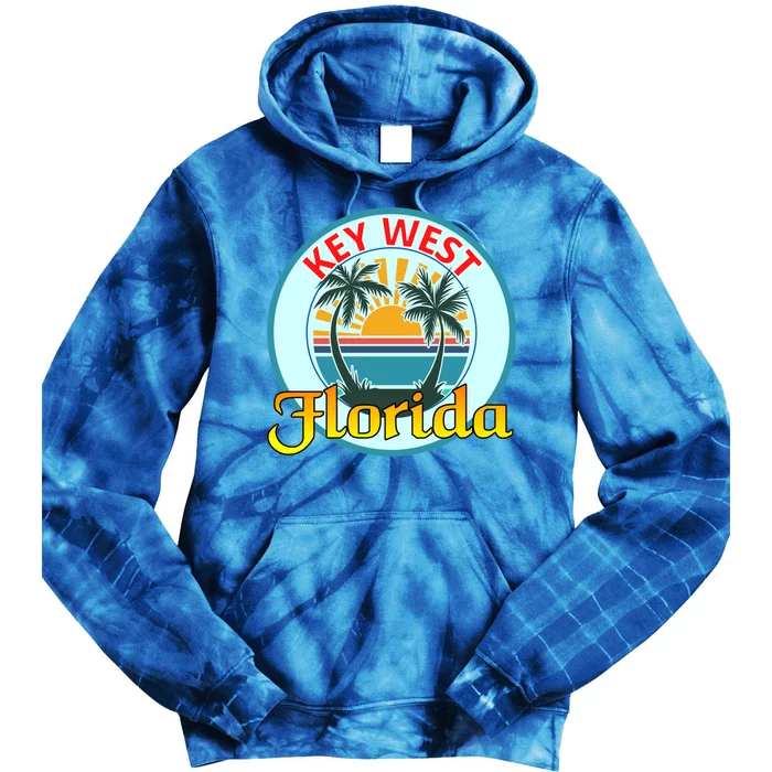 Beach Please Key West Florida Beach Spring Break Cute Gift Tie Dye Hoodie