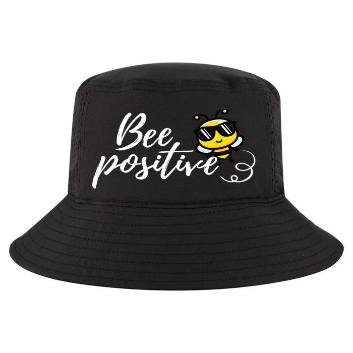 Bee Positive Kind Honey Bees Bumblebee Optimism Cool Comfort Performance Bucket Hat