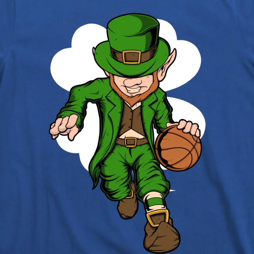 Basketball Player Leprechaun St Patrick's Day Basketball Funny Gift T-Shirt