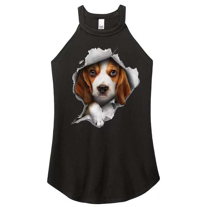 Beagle Puppy Lover Beagle Tee Beagle dog Women’s Perfect Tri Rocker Tank