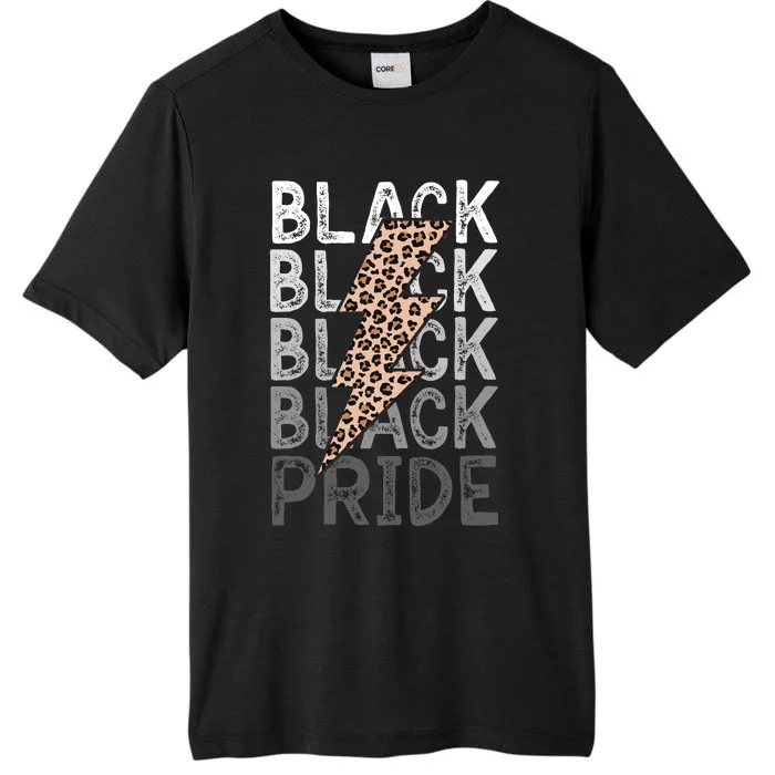 Black Pride Leopard Print Juneteenth ChromaSoft Performance T-Shirt