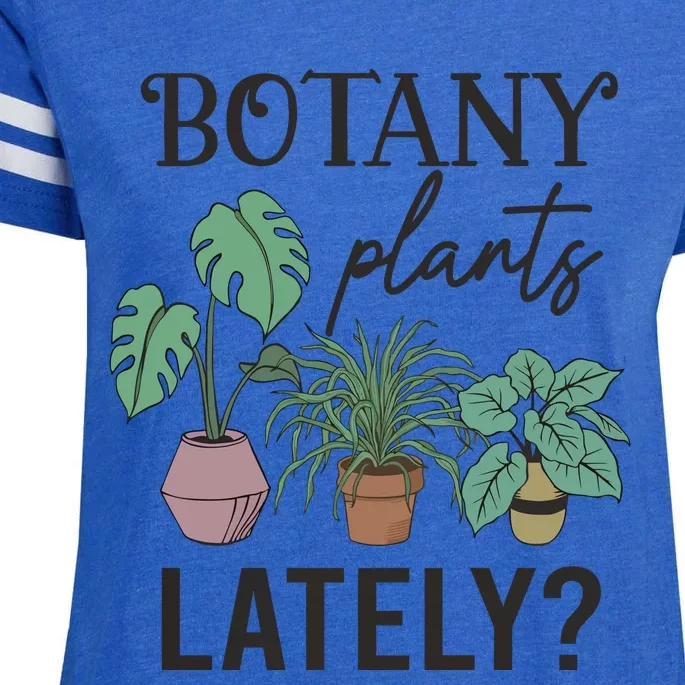 Botany Plants Lately Gardener Enza Ladies Jersey Football T-Shirt