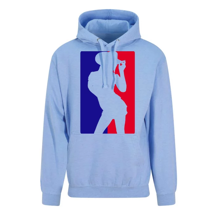 Basketball Parody Logo Funny Cowgirl Unisex Surf Hoodie