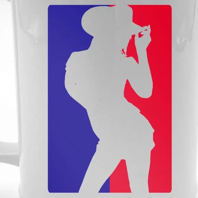 Basketball Parody Logo Funny Cowgirl Front & Back Beer Stein