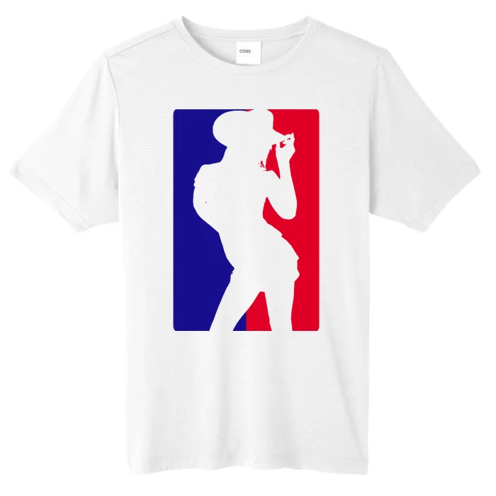 Basketball Parody Logo Funny Cowgirl ChromaSoft Performance T-Shirt