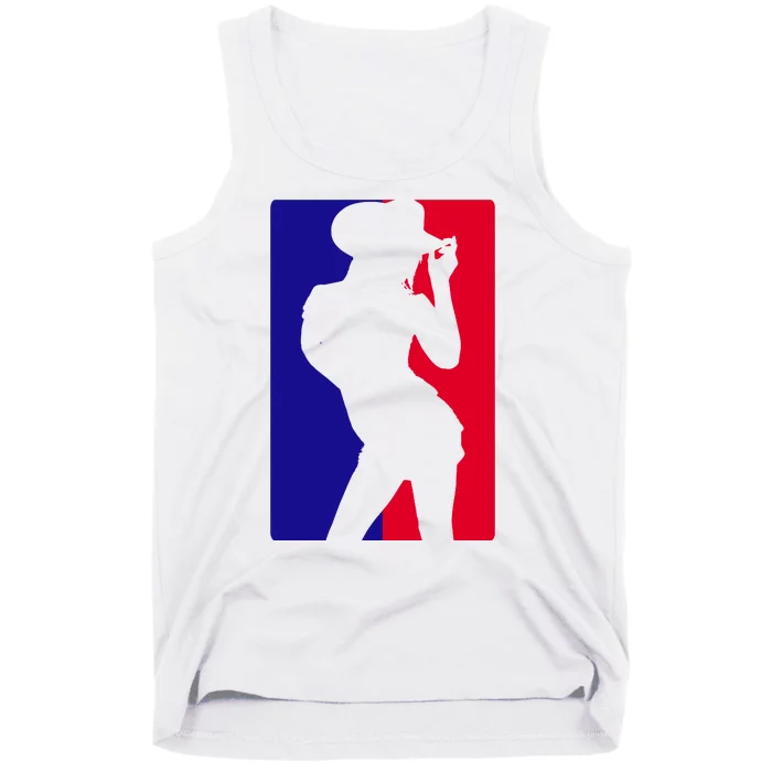 Basketball Parody Logo Funny Cowgirl Tank Top