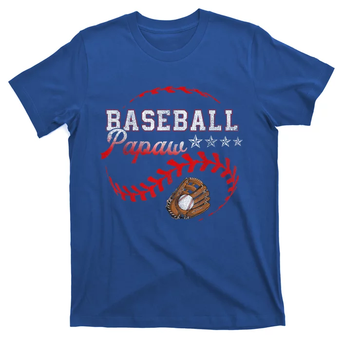 Baseball Papaw Love Playing Baseball Funny T-Shirt