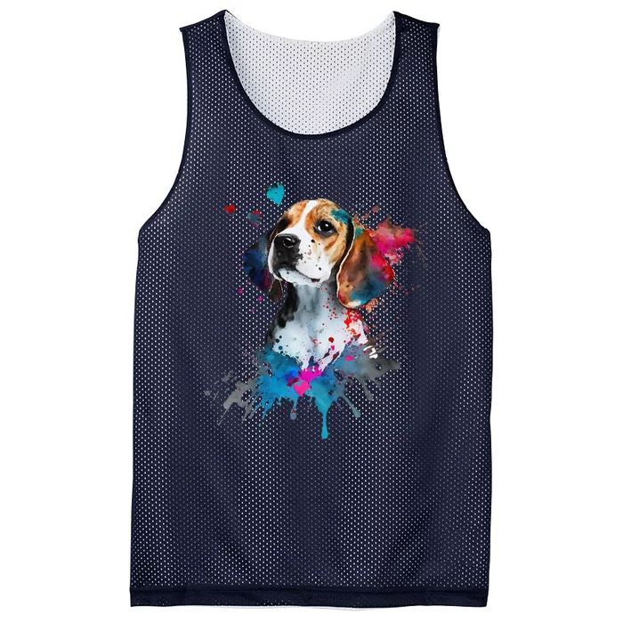 Beagle Puppy Lover Dog Mom Cute Valentines Day Love Themed Mesh Reversible Basketball Jersey Tank