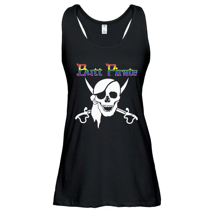 Butt Pirate LGBT Halloween Funny Halloween Costume Idea Ladies Essential Flowy Tank