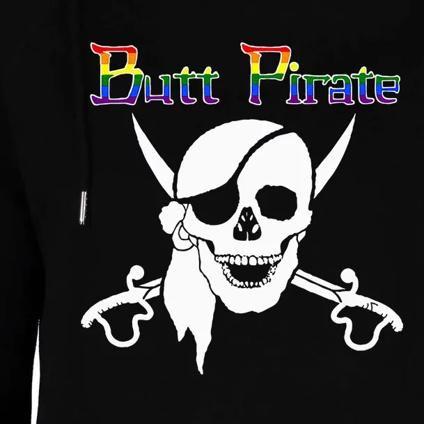 Butt Pirate LGBT Halloween Funny Halloween Costume Idea Womens Funnel Neck Pullover Hood