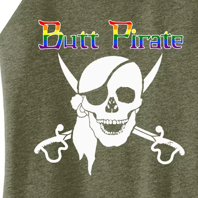 Butt Pirate LGBT Halloween Funny Halloween Costume Idea Women’s Perfect Tri Rocker Tank