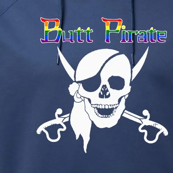 Butt Pirate LGBT Halloween Funny Halloween Costume Idea Performance Fleece Hoodie