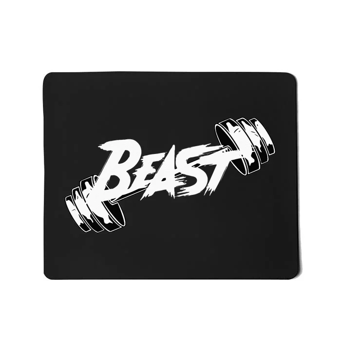 Beast Performance Motivation Graphic Mousepad