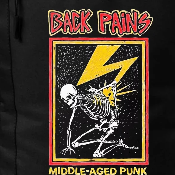 Back Pains Middle Aged Punk Daily Commute Backpack