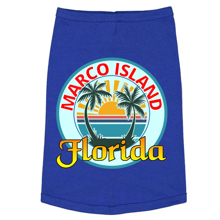 Beach Please Marco Island Florida Beach Holiday Funny Gift Doggie Tank