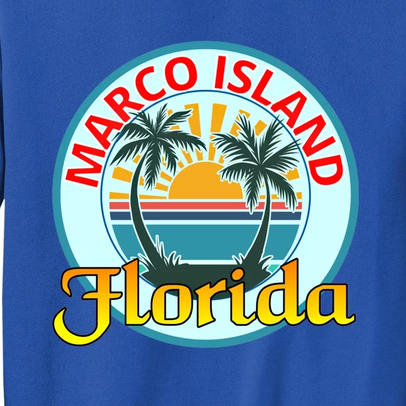 Beach Please Marco Island Florida Beach Holiday Funny Gift Tall Sweatshirt