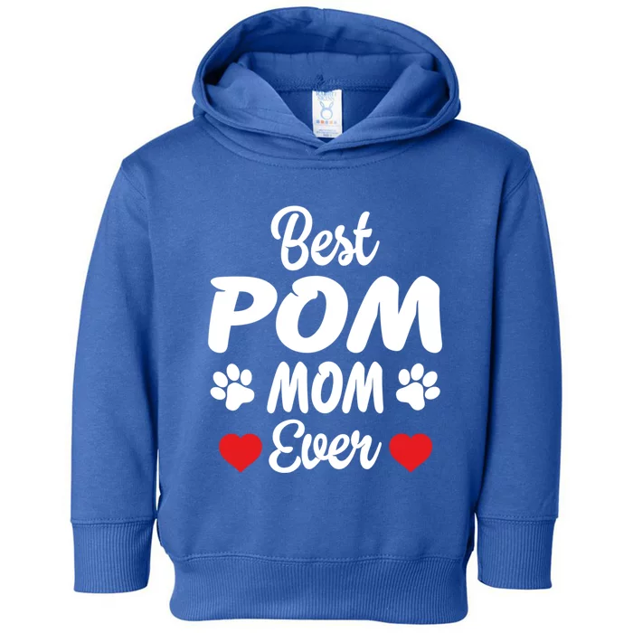 Best Pom Mom Ever Meaningful Gift Toddler Hoodie