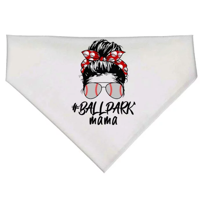 Ball Park Mama. Baseball Softball MotherS Day Ideas For Mom USA-Made Doggie Bandana