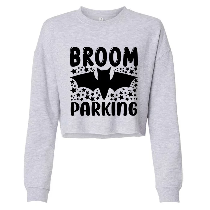 Broom Parking Meaningful Gift Cropped Pullover Crew