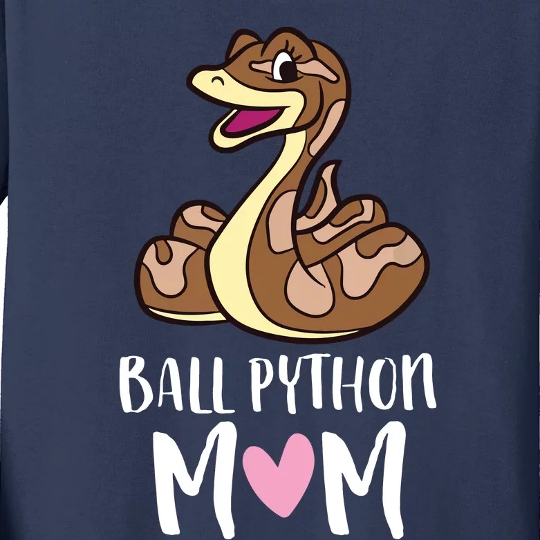 Ball Python Mom Snake Ball Python Kids Long Sleeve Shirt