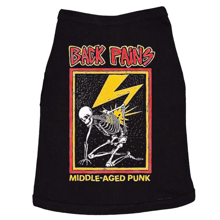 Back Pains Middle Aged Punk Doggie Tank