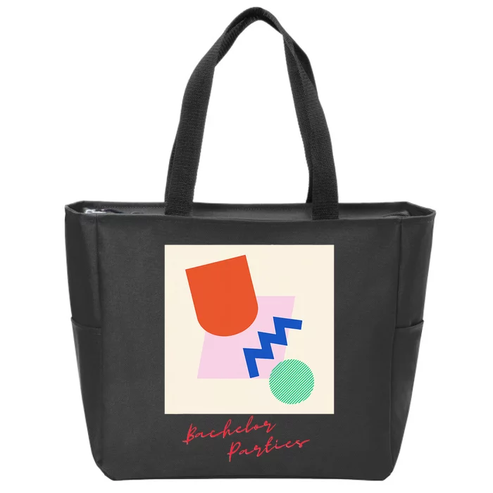 Bachelor Parties Memphis Group Aesthetic Zip Tote Bag