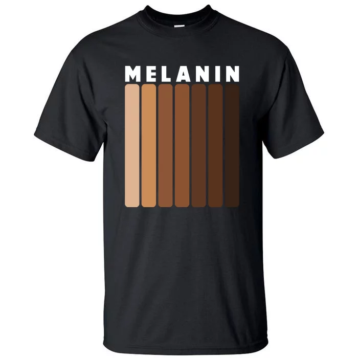 Black Pride Melanin For Women Men Afro Queens Kings Tall T-Shirt