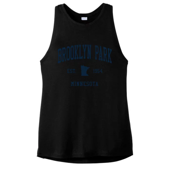 Brooklyn Park Mn Vintage Athletic Sports Jsn1 Gift Ladies Tri-Blend Wicking Tank