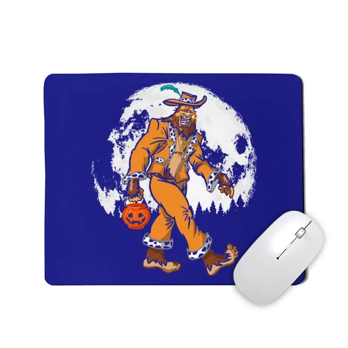 Bigfoot Pimp Moon Halloween Pumpkin Funny Sasquatch DOTD Day Mousepad