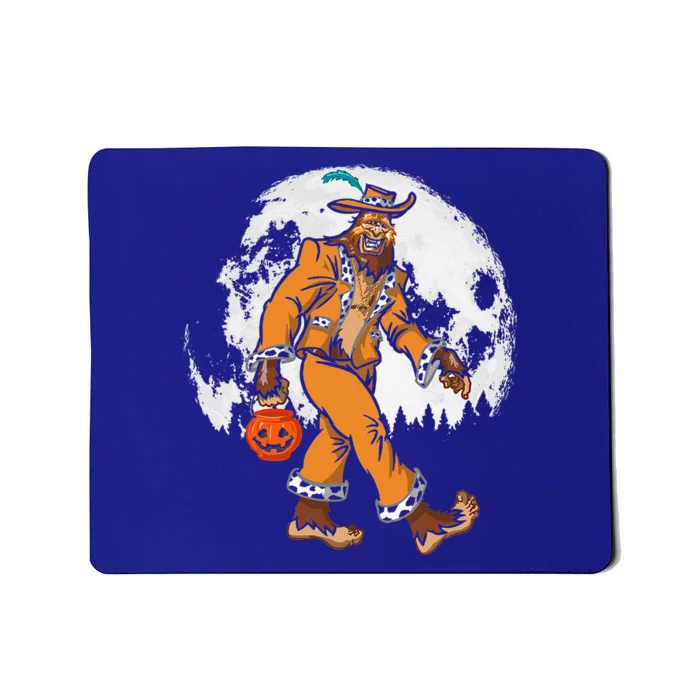 Bigfoot Pimp Moon Halloween Pumpkin Funny Sasquatch DOTD Day Mousepad