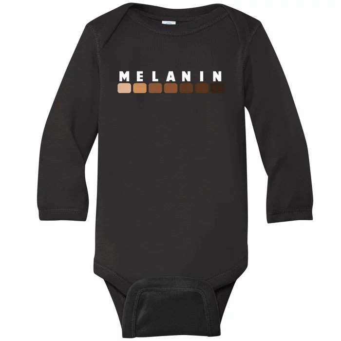 Black Pride Melanin For Women Men Afro Queens Kings Baby Long Sleeve Bodysuit