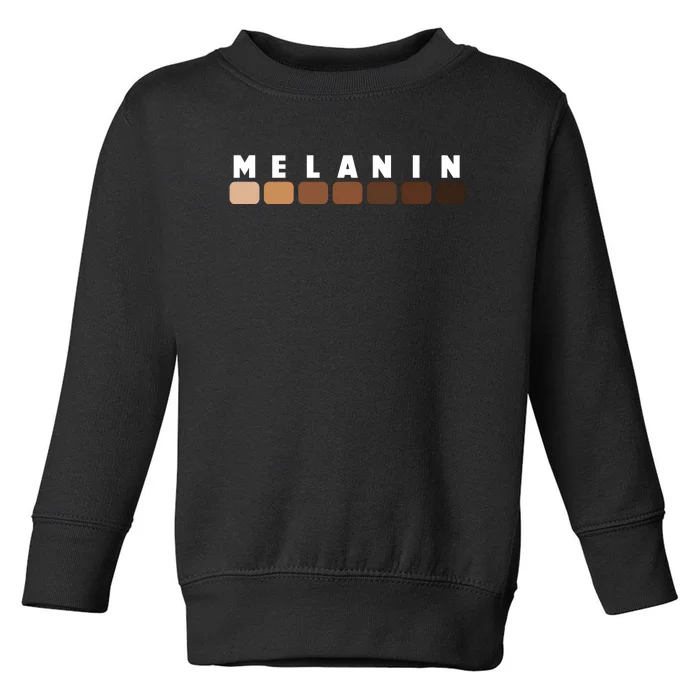 Black Pride Melanin For Women Men Afro Queens Kings Toddler Sweatshirt