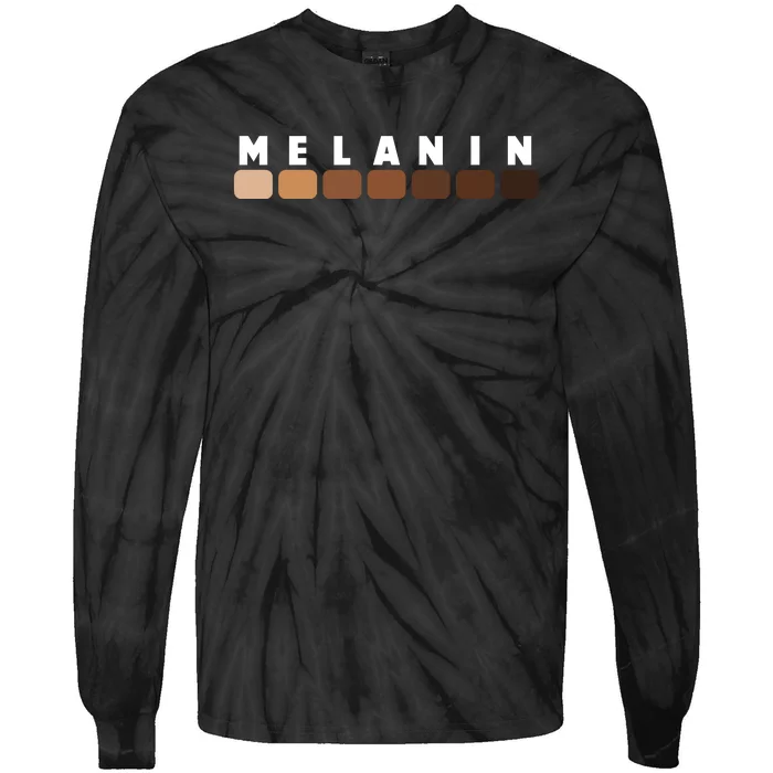 Black Pride Melanin For Women Men Afro Queens Kings Tie-Dye Long Sleeve Shirt