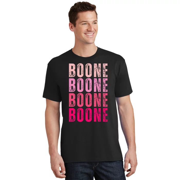 Boone Personalized Name I Love Boone T-Shirt