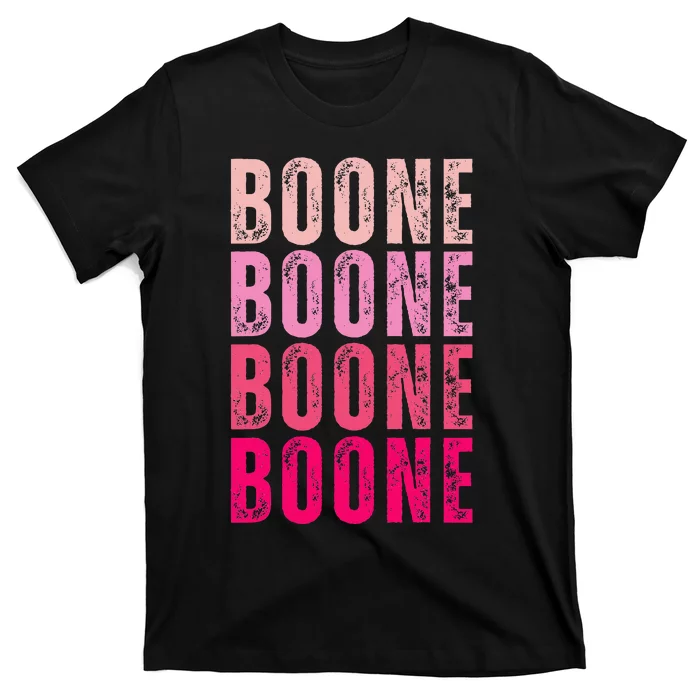 Boone Personalized Name I Love Boone T-Shirt