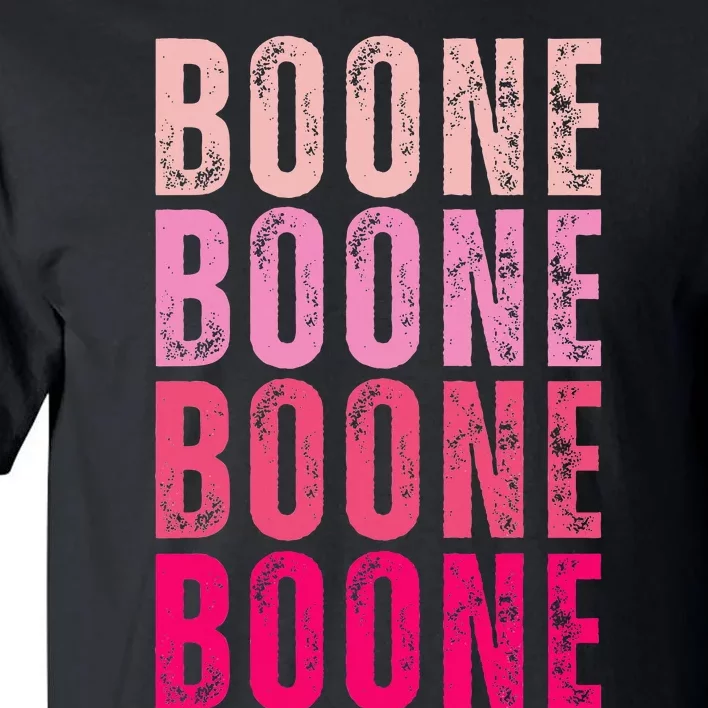 Boone Personalized Name I Love Boone Tall T-Shirt