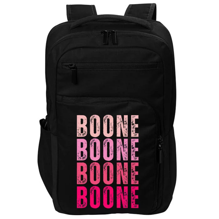 Boone Personalized Name I Love Boone Impact Tech Backpack